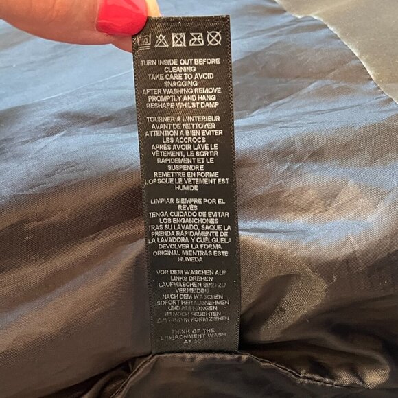 Asos Green Satin Look Woman's Cropped Bomber Jacket Size 14 - Picture 14 of 14